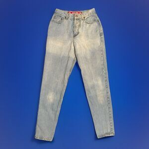 Vintage 90s Joujou High Waisted Acid Washed Straight Leg Jeans Size 9/10